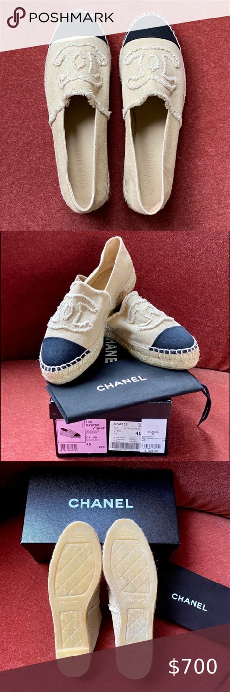 do chanel espadrilles stretch|Chanel espadrilles locations.